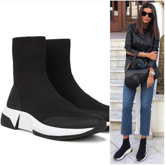 via spiga high top sneaker